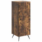 vidaXL Dressoir Gerookt eiken 33 x 34,5 x 90 cm Bewerkt hout, Verzenden, Nieuw, Overige houtsoorten, Minder dan 50 cm