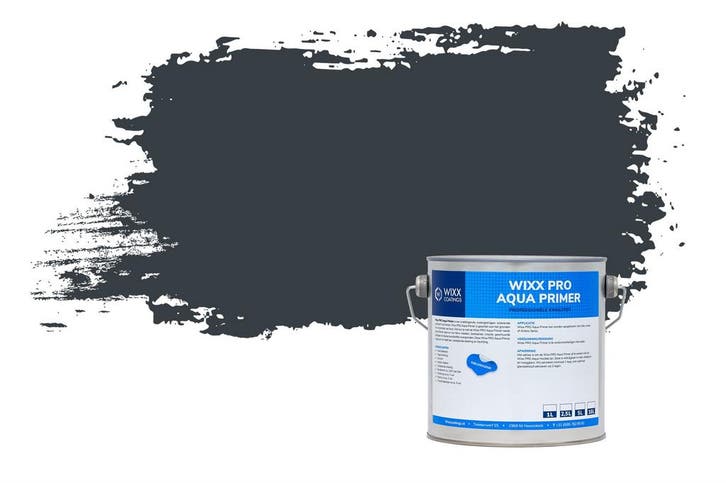 Wixx PRO Aqua Primer RAL 7016 | Antracietgrijs 10L, Doe-het-zelf en Verbouw, Verf, Beits en Lak, Verf, Grijs, Nieuw, 5 tot 10 liter