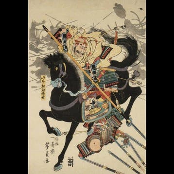 Utagawa Yoshikazu /  (actief circa 1850–1870) Yamamoto, Antiek en Kunst