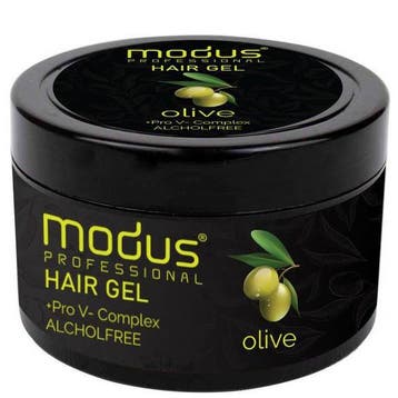 Modus Olive Alcoholfree Hairgel - 450ml, Ophalen of Verzenden, Nieuw, Gel, Wax, Haarlak of Mousse