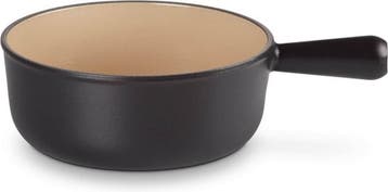 Le Creuset Fonduepan Tradition - Mat Zwart - ø 22 cm / 2.6, Ophalen of Verzenden, Nieuw