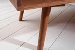 Massief houten salontafel MYSTIC LIVING 100cm naturel acacia, Huis en Inrichting, Tafels | Salontafels, Ophalen of Verzenden, Nieuw