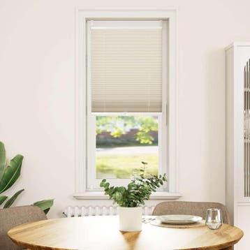 vidaXL Plisséjaloezie 50x150cm crème, Verzenden, Nieuw, Crème
