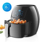 Airfryer XXL - heteluchtfriteuse - 6L - 1800W - Zwart - Tayl, Verzenden, Zo goed als nieuw