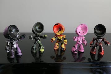 RichART - Lot de 5 mini astronautes