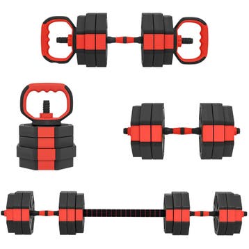 TRUUSK 4-in-1 Halterset - Korte en Lange Halters - Verstelba, Verzenden, Nieuw