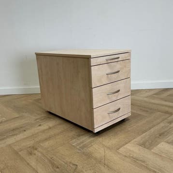 ladeblok 4 lades  (hxbxd) 60x43x76 cm,  ahorn, Ophalen of Verzenden, Gebruikt