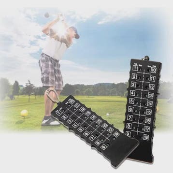 18 Holes Golf Score Teller met Sleutelhanger - Houd Uw Slage, Verzenden, Nieuw