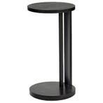 Serax Bijzettafel Hoog Beuken Zwart Aura - Nieuw in, Minder dan 55 cm, Nieuw, Overige vormen, 60 cm of meer