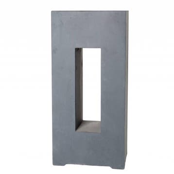 Plantenbak Fiberclay 45x27x96 cm Antraciet, Verzenden, Nieuw