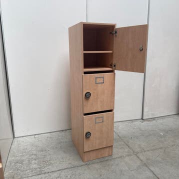 3-deurs Vepa lockerkast - 162x40x57 cm, Huis en Inrichting, Ophalen of Verzenden, Nieuw