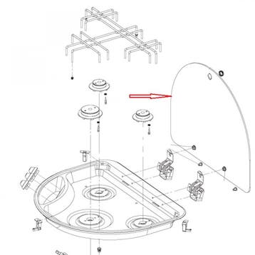 Dometic glasplaat MO/PI 8-serie, Caravans en Kamperen, Ophalen of Verzenden, Nieuw