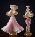 Murano - Beeldje - Dama in vetro di Murano (2) - Muranoglas