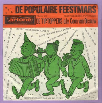 Tip-Toppers – De Populaire Feestmars deel 1 en 2 (7-Vinyl-S, Ophalen of Verzenden, Nieuw in verpakking