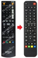 Alternatieve Onkyo RC-788DV afstandsbediening, Verzenden, Nieuw