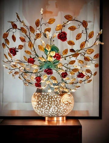 SLC Illumina - MG - Plafondlamp - Roze Groen goud, Antiek en Kunst