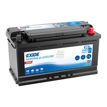 Exide Start accu | EN800 | 12V 90Ah, Caravans en Kamperen, Ophalen of Verzenden, Nieuw