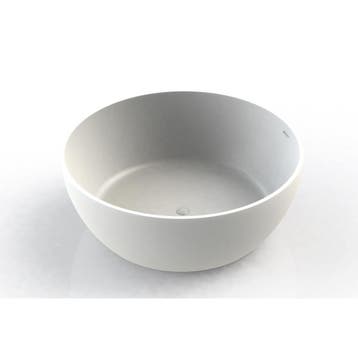 Vrijstaand Ligbad Arcqua Cusco Rond 153 cm Mat Wit, Ophalen of Verzenden, Nieuw, Bad