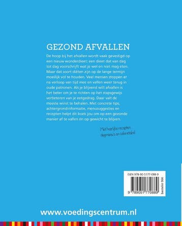 Gezond afvallen 9789051770889 Voedingscentrum, Boeken, Verzenden, Gelezen, Voedingscentrum