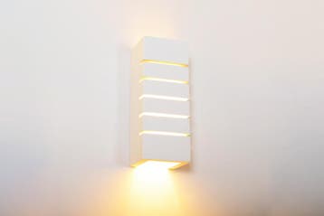 Integral wandlamp Rafina decoratief overschilderbaar gips..., Ophalen of Verzenden, Nieuw