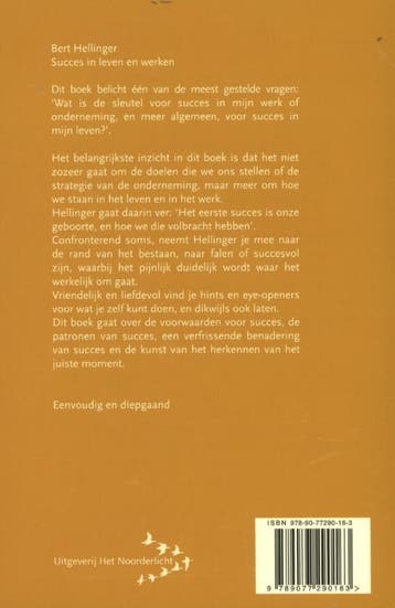 Succes in leven en werken 9789077290163 Bert Hellinger, Verzenden, Zo goed als nieuw, Bert Hellinger