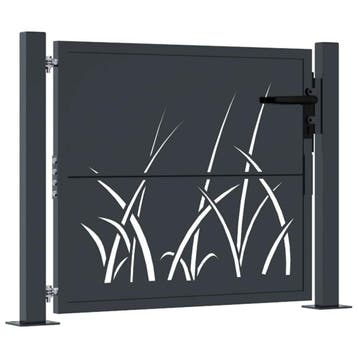 Tuinpoort 105x105cm Antraciet | Retourdeal 35% Korting, 100 tot 150 cm, Ophalen of Verzenden, Zo goed als nieuw, Looppoort