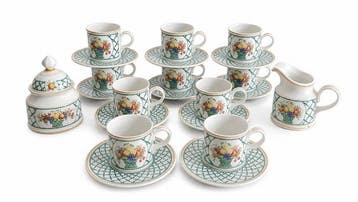Villeroy & Boch - RARE Luxe - Koffieservies voor 10 (22) -, Antiek en Kunst