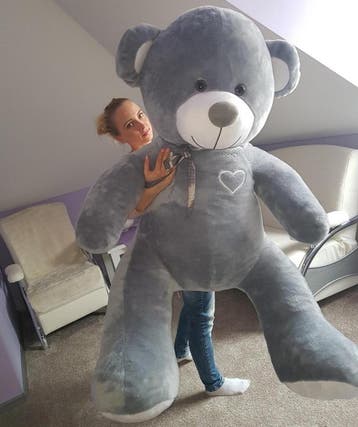 Roze Knuffel 190cm Kinderkamer | Laatste Stuks!, Ophalen of Verzenden, Nieuw, Beer