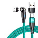 USB Type C naar Micro-USB Magnetische Oplaadkabel - 1,8, Verzenden, Nieuw