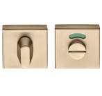 Toiletgarnituur BASICS BSQWC53 PVD licht brons, Verzenden, Nieuw