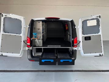 Zakelijke Lease |  Mercedes-Benz Vito AUTOMAAT SERVICEWAGEN, Automaat, Stof, Gebruikt, Euro 6
