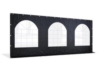 Partytent zijwand PVC met ramen en ritsen 6 mtr - 220cm hoog, Verzenden, Nieuw, 2 meter of meer, Partytent