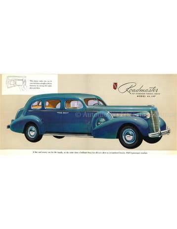 1937 McLAUGHLIN BUICK MODELLEN BROCHURE ENGELS (CAN), Nieuw, Author