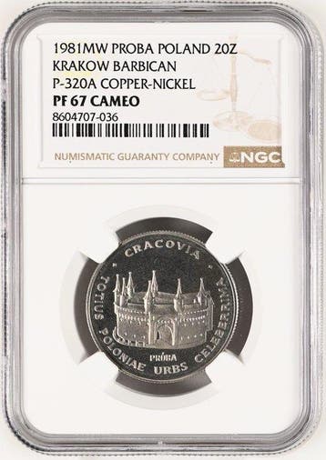 Polen. 20 Zlotych 1981 - NGC PF67