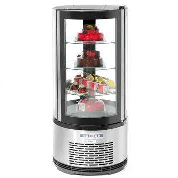 Hendi Arktic Gebaksvitrine Rond 100 Liter, Verzenden, Nieuw