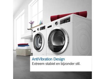 BOSCH WQG235DRNL - Warmtepompdroger - Self cleaning, Verzenden, Nieuw