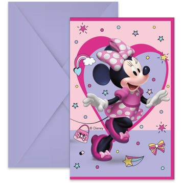 Uitnodigingen Minnie Mouse FSC (6st), Kleding | Dames, Ophalen of Verzenden, Nieuw