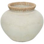 Bazar Bizar De Styly Vaas - Beton Naturel - L - Ongebruikt, Ophalen of Verzenden, Zo goed als nieuw, Overige materialen, Minder dan 50 cm