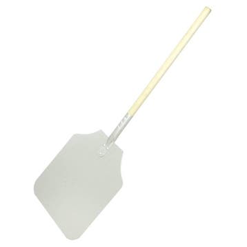 Aluminum Pizzaschep Hout Handvat | 66cm, Verzenden