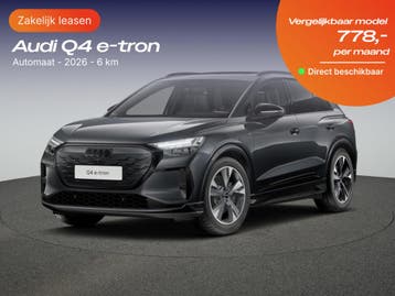 Audi Q4 e-tron | Zakelijk Leasen vanaf 301,- p/mnd, Nieuw, Financial lease, Lease, Q4 e-tron
