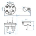 ProPlus Hoofdstroomschakelaar - Inbouw - 100 Ampère - 2-p.., Ophalen of Verzenden, Nieuw