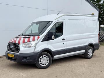 Ford Transit 2.0 TDCI 130PK, Gebruikt, Zwart, Wit, Leder