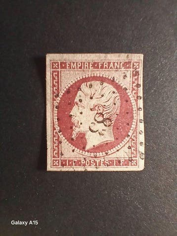 Frankrijk 1853 - Napoléon III legende Franse Keizerrijk 1fr., Gestempeld