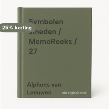 Symbolen smeden / MemoReeks / 27 - Alphons van Leeuwen, Verzenden, Zo goed als nieuw, Alphons van Leeuwen