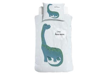 Little Monster Im a Dino-Sore Blauw - 155 x 220, Nieuw