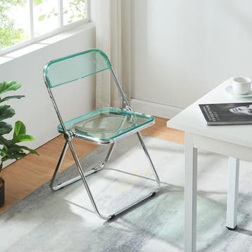 Klapstoel set van 6 Pornainen 74x46x47 cm mintgroen [en.casa, Huis en Inrichting, Stoelen, Verzenden, Nieuw