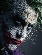 Shayer - Joker – Brickface of Anarchy - XL - 60x80cm - 1/1, Kinderen en Baby's, Speelgoed | Duplo en Lego, Nieuw