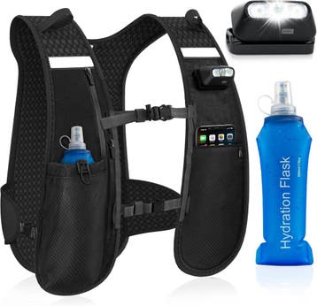 Drinkvest Hardlopen | 500ml Flask | Tweedekansje | OP=OP, Zwart, Nieuw, Overige maten, Ophalen of Verzenden