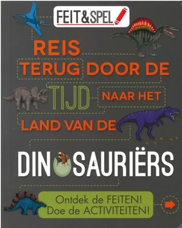 Boek: Feit&Spel Dinosauriërs - feiten en - (als nieuw), Boeken, Verzenden, Zo goed als nieuw