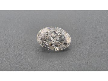 Veiling - Diamant oval 1.20 crt ( IGI gecertificeerd ), Nieuw